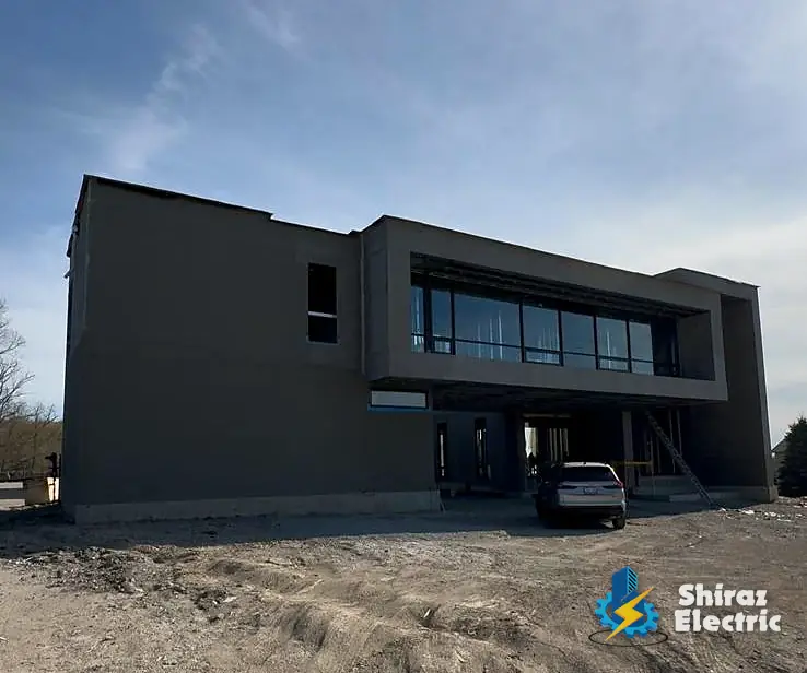 Commercial building exterior