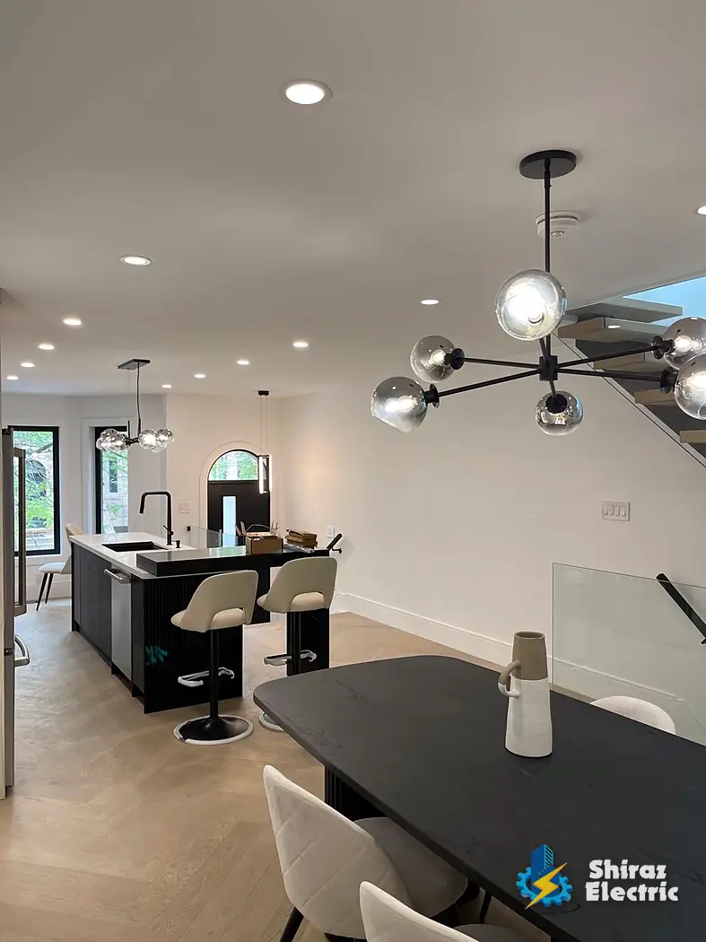 Kitchen ceiling & island lighting