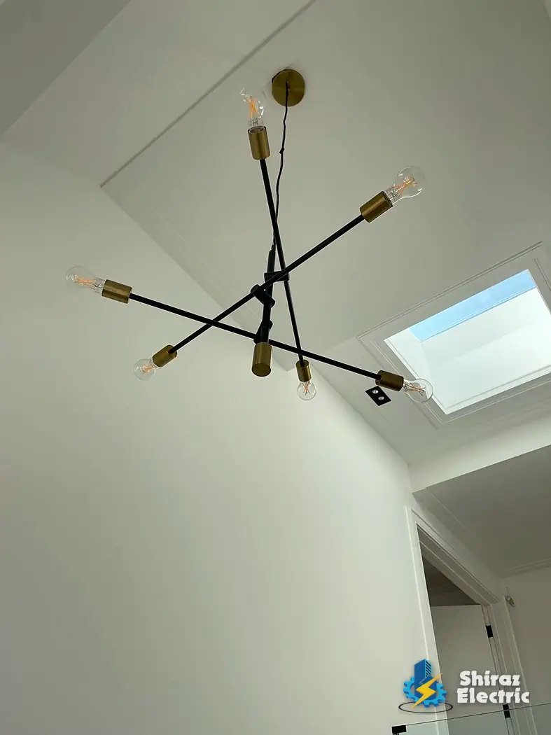 Sputnik ceiling fixture