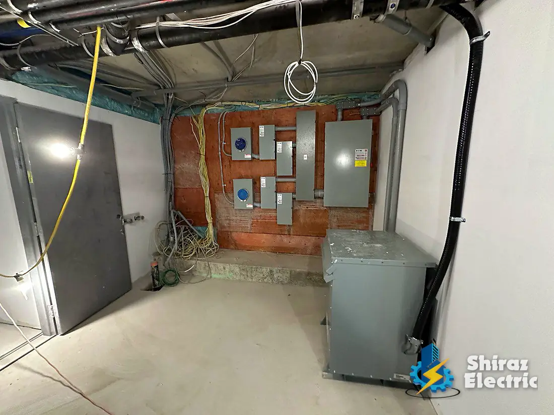 Commercial electrical room