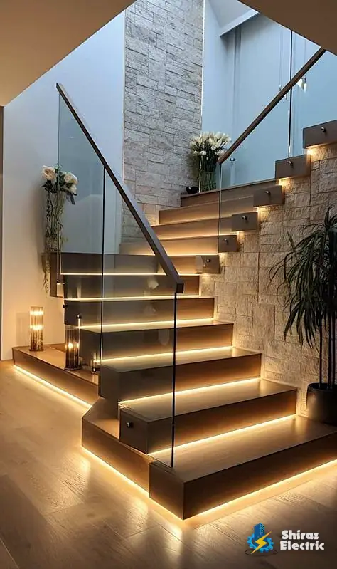 Stair tread lighting