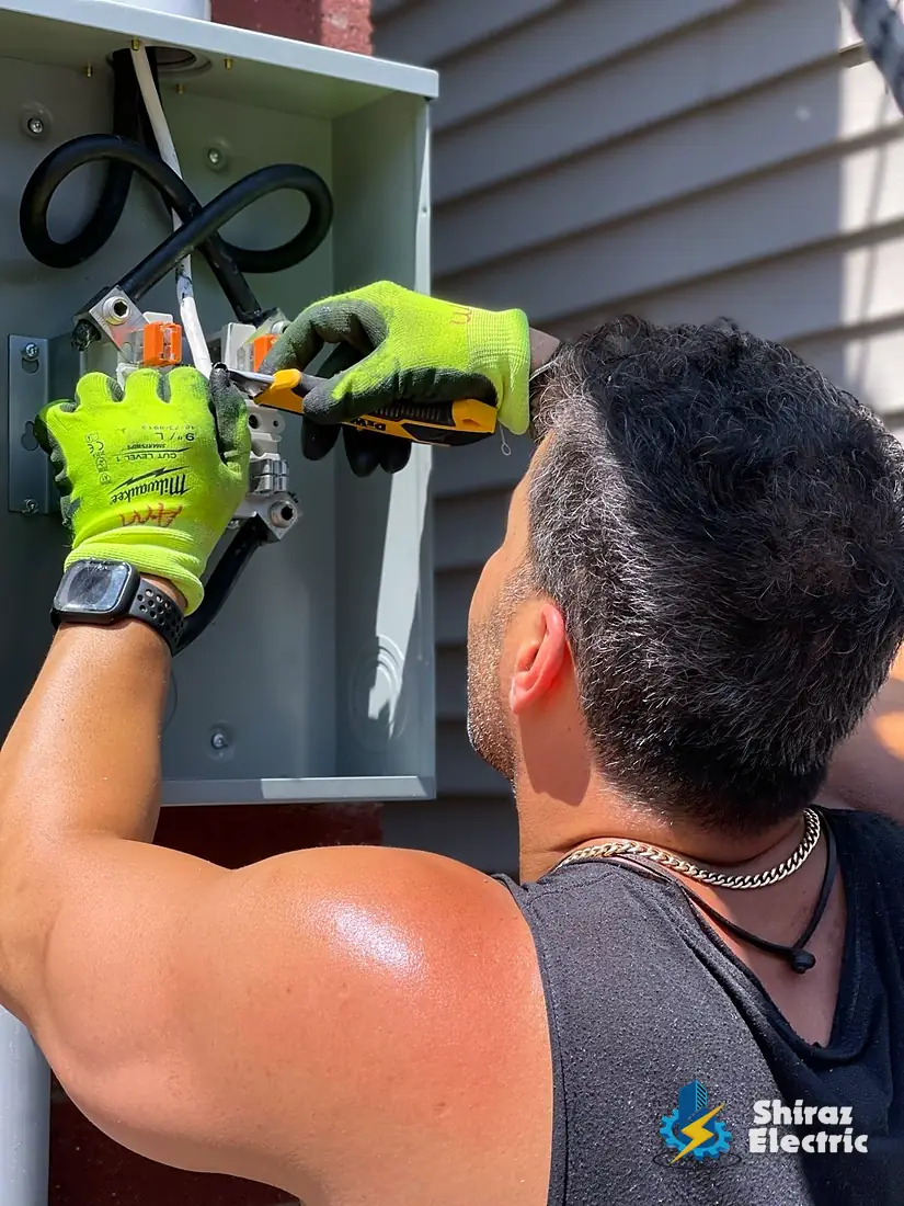 Service panel installation